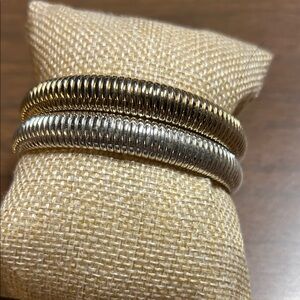 Plunder gold & silver bangle set